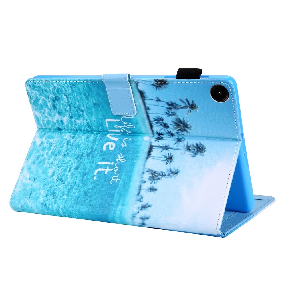 Cross chytré zavírací pouzdro na Samsung Galaxy Tab A11/Tab A9 - pláž a moře