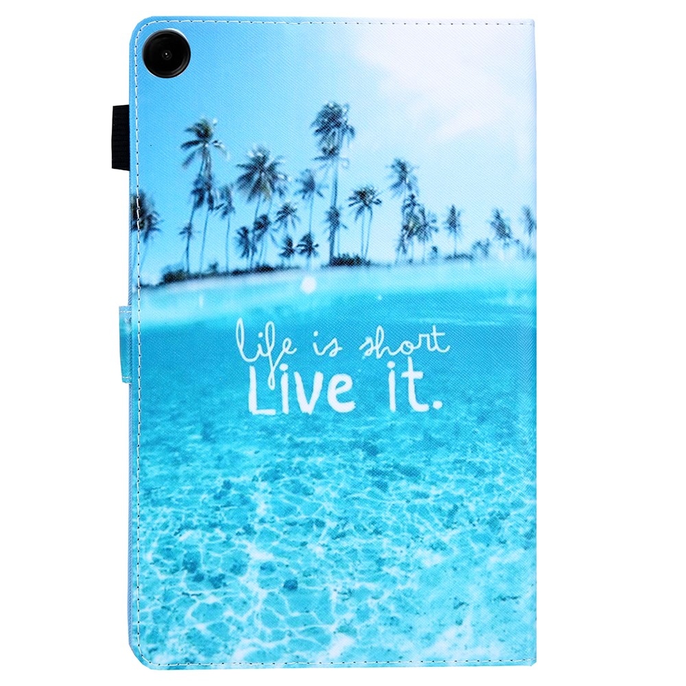 Cross chytré zavírací pouzdro na Samsung Galaxy Tab A11/Tab A9 - pláž a moře