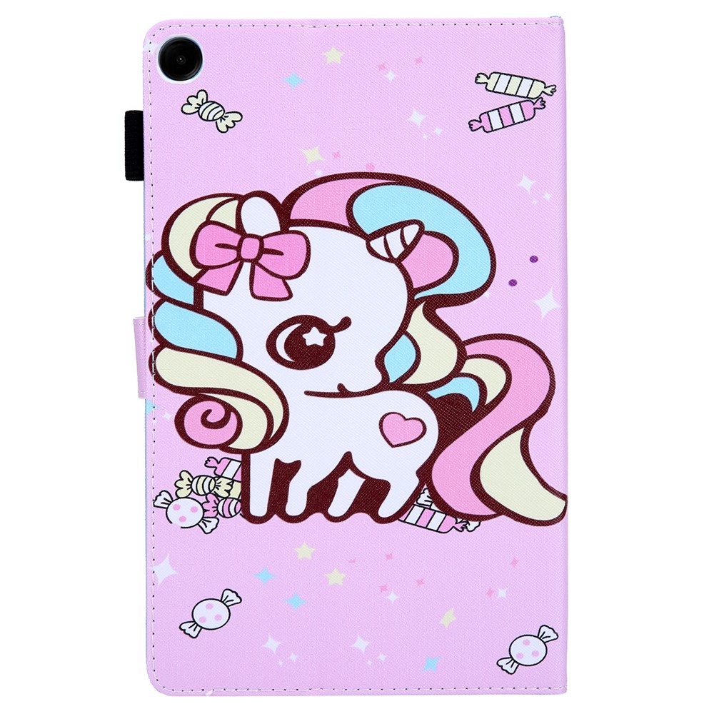 Cross chytré zavírací pouzdro na Samsung Galaxy Tab A11/Tab A9 - poník a sladkosti