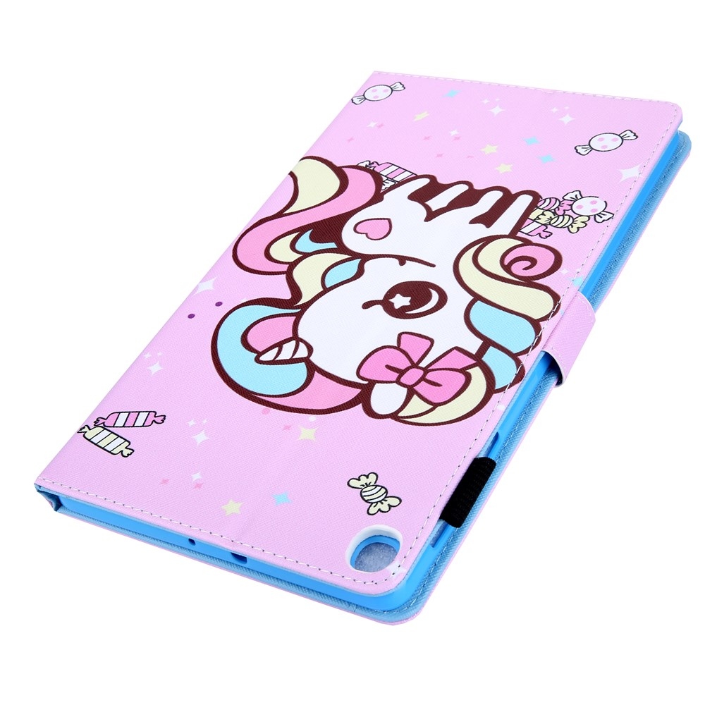 Cross chytré zavírací pouzdro na Samsung Galaxy Tab A11/Tab A9 - poník a sladkosti