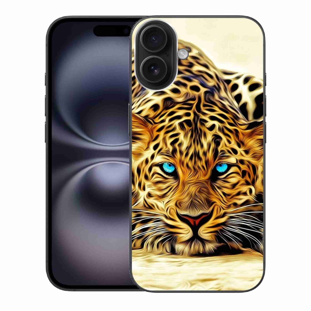 Gelový kryt mmCase na iPhone 16 Plus - kreslený tygr