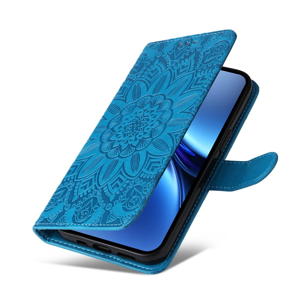 Sunflower knížkové pouzdro na Vivo X200 Pro 5G - modré