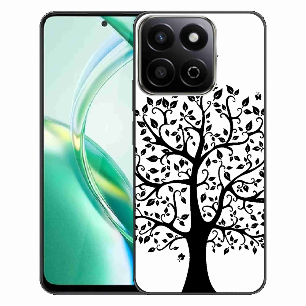 Gelový kryt mmCase na Honor 200 Smart 5G - černobílý strom