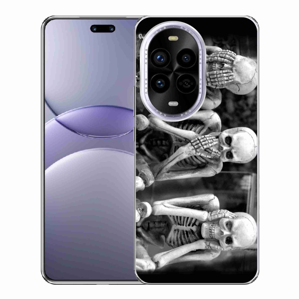 Gelový kryt mmCase na Huawei Nova 13 Pro 5G - kostlivci