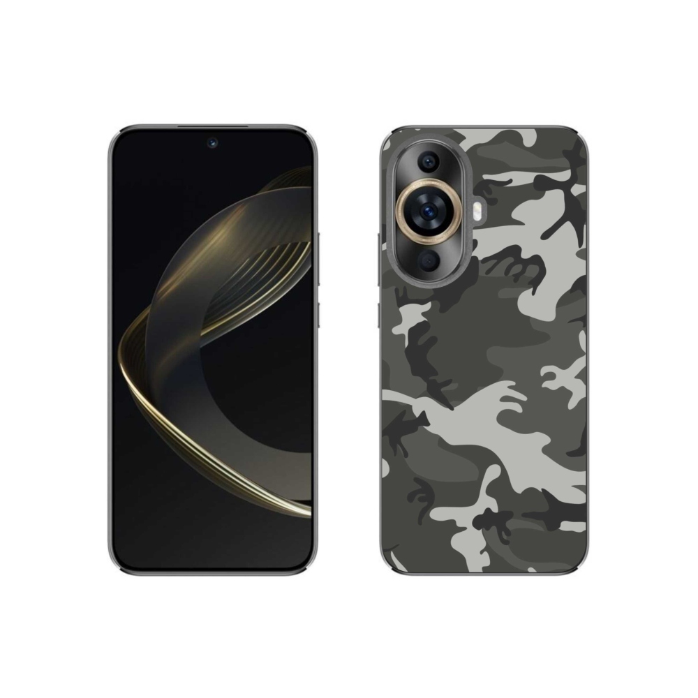 Gelový kryt mmCase na Huawei Nova 11 - maskáčový vzor