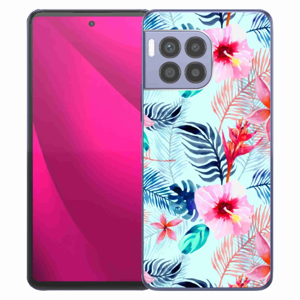Gelový kryt mmCase na T-Mobile T Phone 2 Pro - květiny
