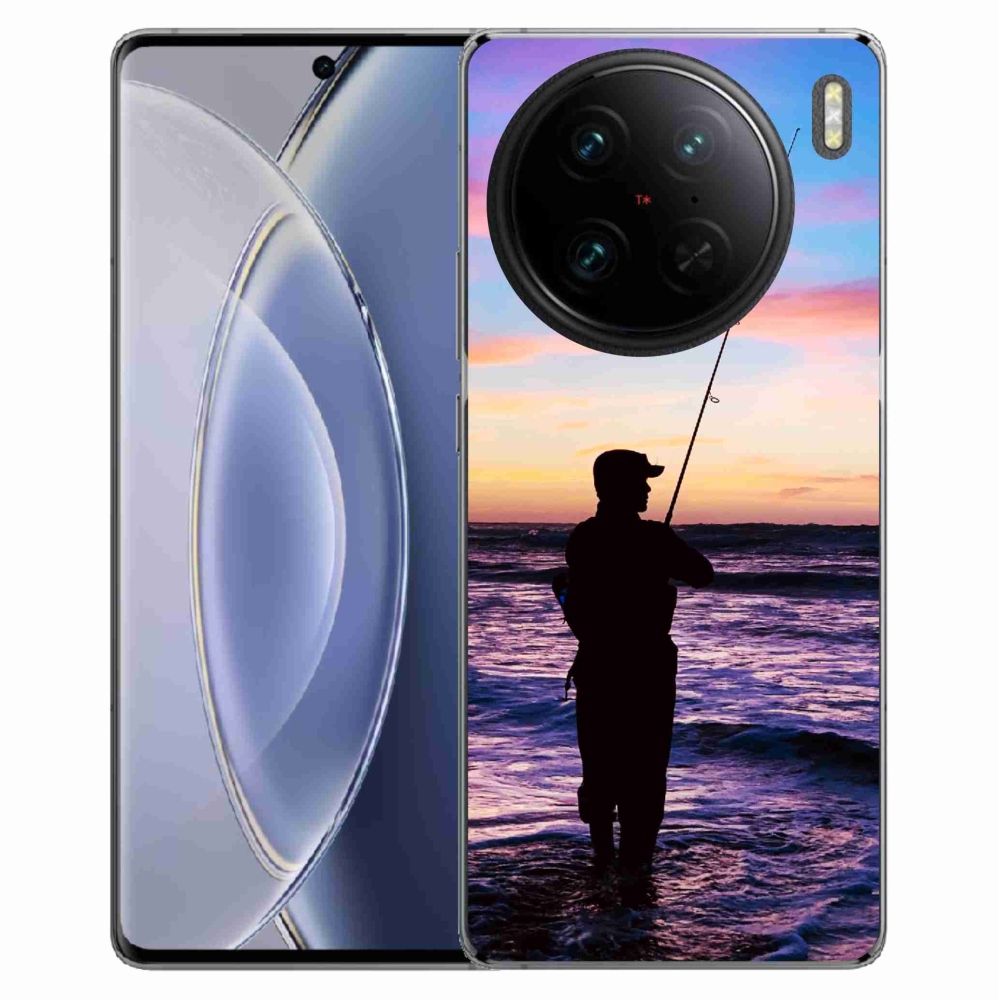 Gelový kryt mmCase na Vivo X90 Pro - rybaření 1