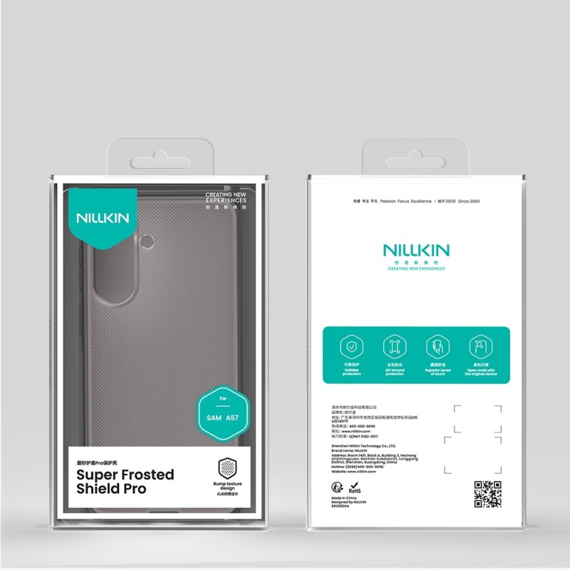 Nillkin Super Frosted PRO Zadní Kryt pro Samsung Galaxy A57 Transparent Black