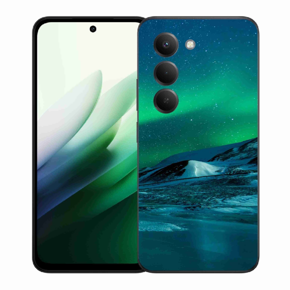Gelový kryt mmCase na Xiaomi Redmi 15 5G (169mm) - polární záře