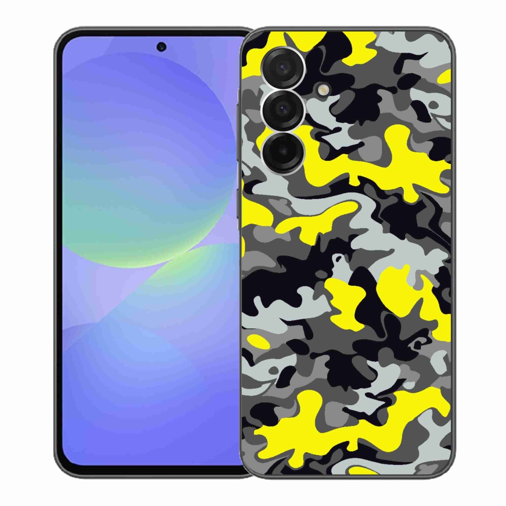 Gelový kryt mmCase na Samsung Galaxy A36 5G - maskáčový vzor 6
