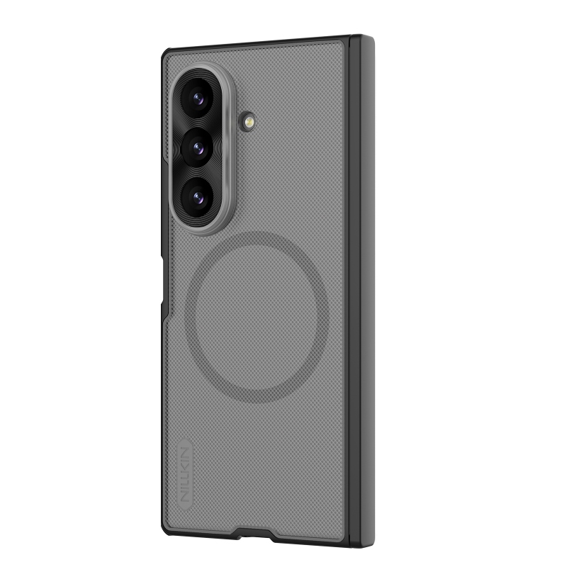 Nillkin Super Frosted FOLD Magnetic Zadní Kryt pro Samsung Galaxy Z Fold 8 Ultra Transparent Black