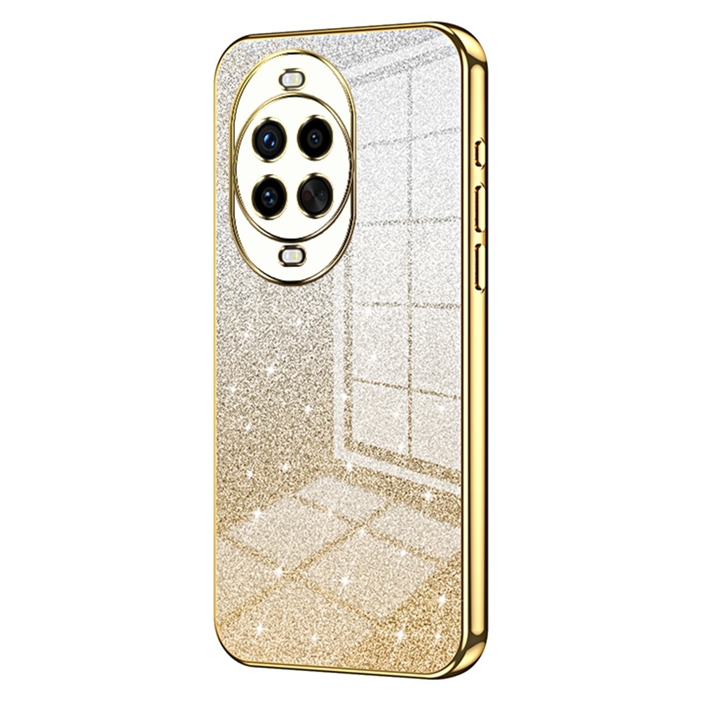Cut gelový třpytivý obal na Huawei Nova 14 Pro 5G - zlatý