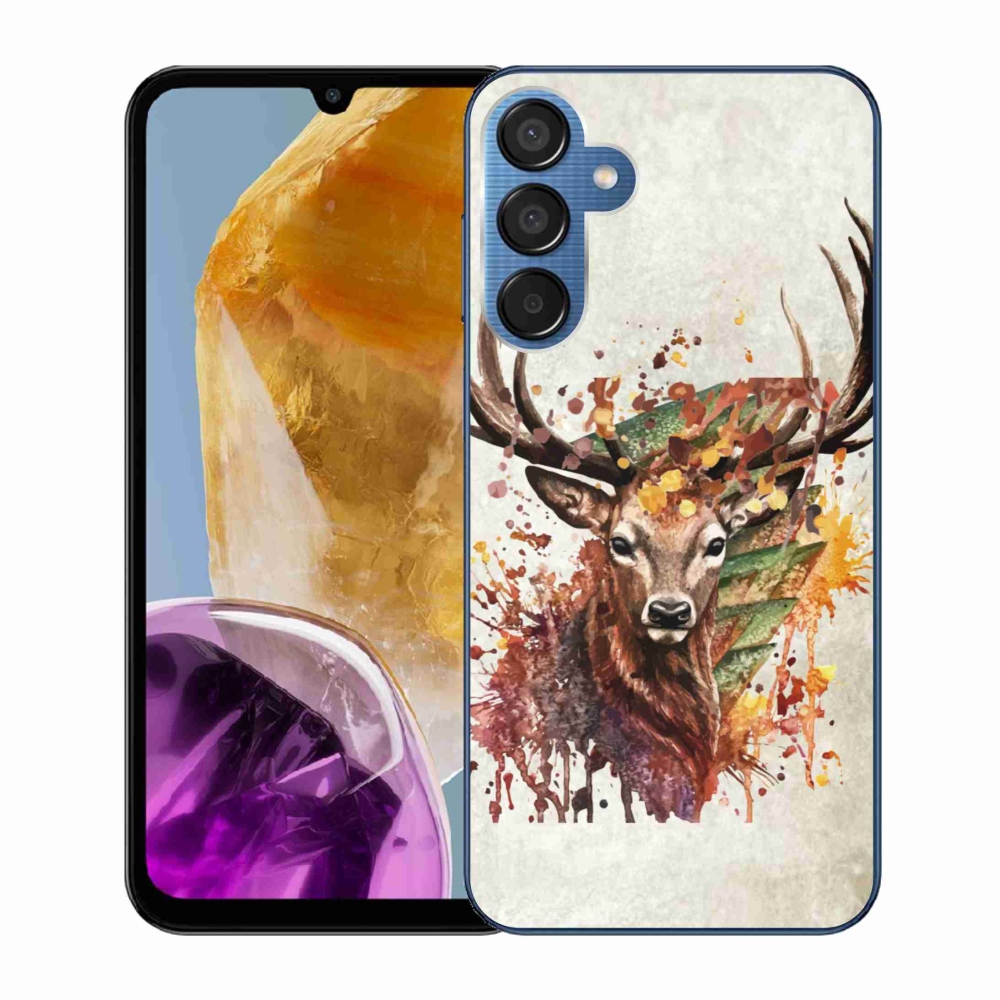 Gelový obal mmCase na Samsung Galaxy M15 5G - jelen 1
