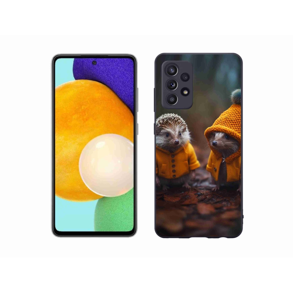 Gelový kryt mmCase na Samsung Galaxy A52s 5G - ježci