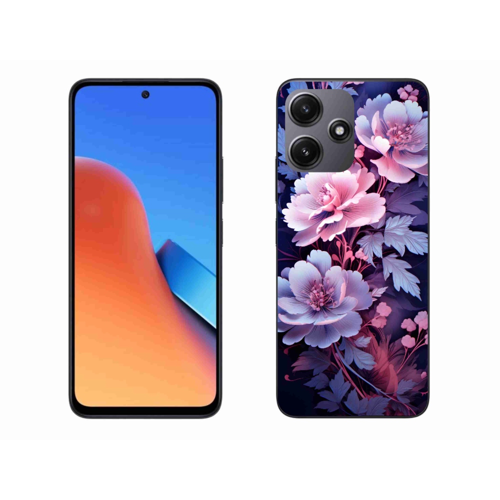 Gelový kryt mmCase na Xiaomi Redmi 12 5G - květiny 11