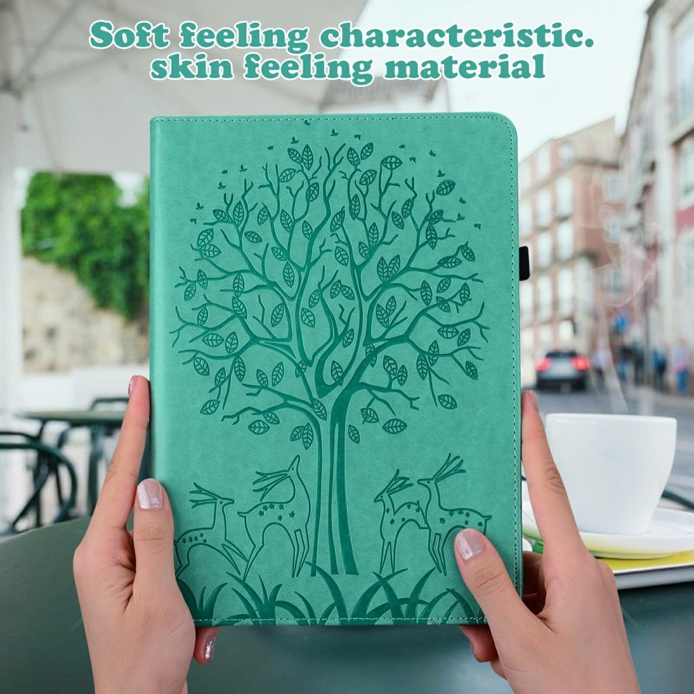 Tree zavírací pouzdro na tablet Xiaomi Pad 7/7 Pro - modrozelené