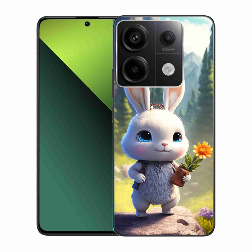Gelový kryt mmCase na Xiaomi Redmi Note 13 Pro 5G/Poco X6 5G - roztomilý králíček