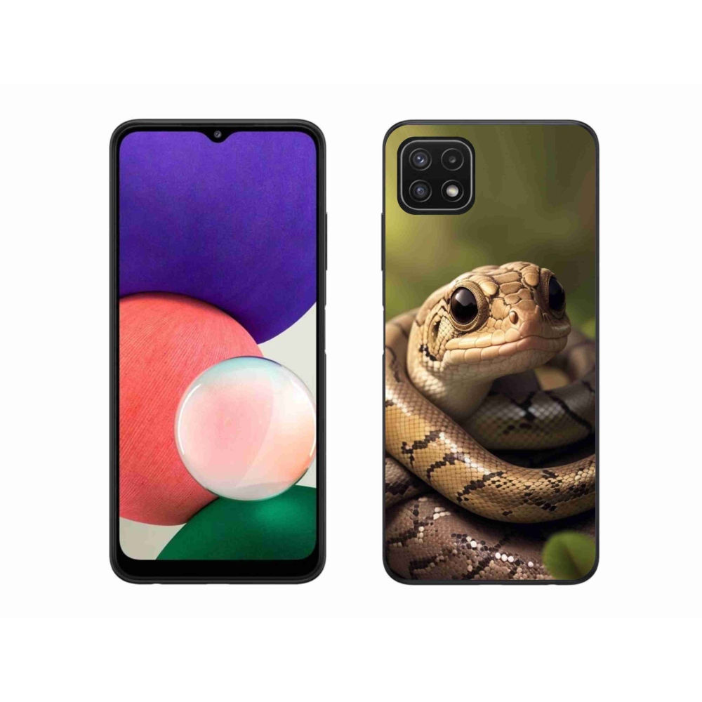 Gelový kryt mmCase na Samsung Galaxy A22 5G - had 1