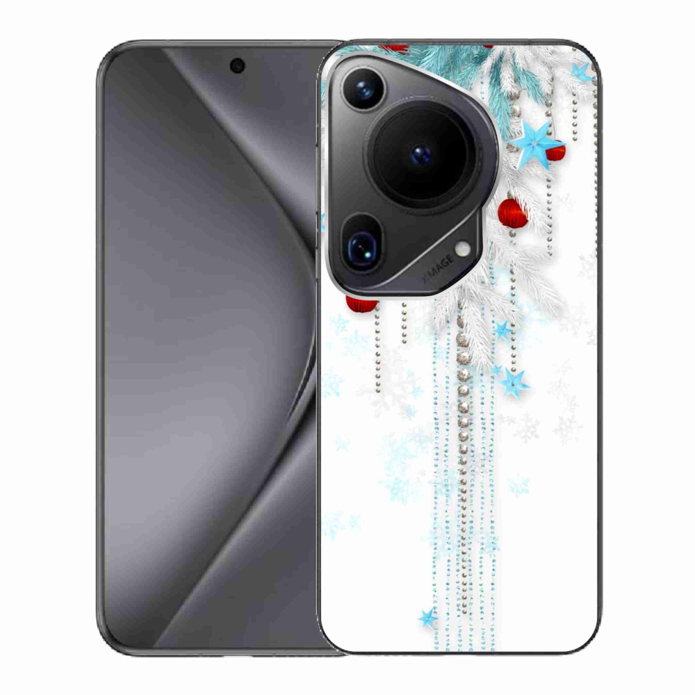 Gelový kryt mmCase na Huawei Pura 70 Ultra - vánoční ozdoby