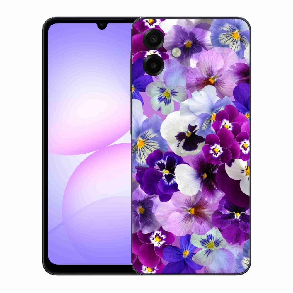 Gelový kryt mmCase na Samsung Galaxy A07 4G - květiny 9