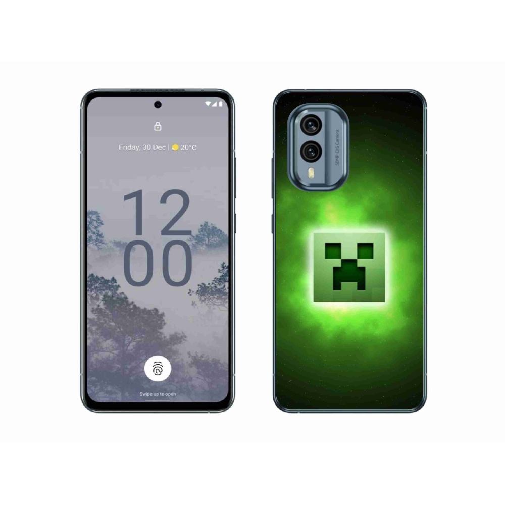 Gelový kryt mmCase na Nokia X30 5G - minecraft