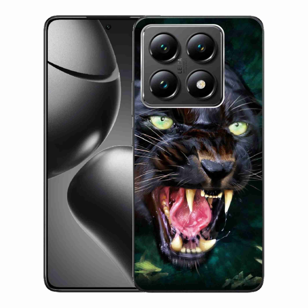 Gelový kryt mmCase na Xiaomi 14T - rozzuřený černý panter