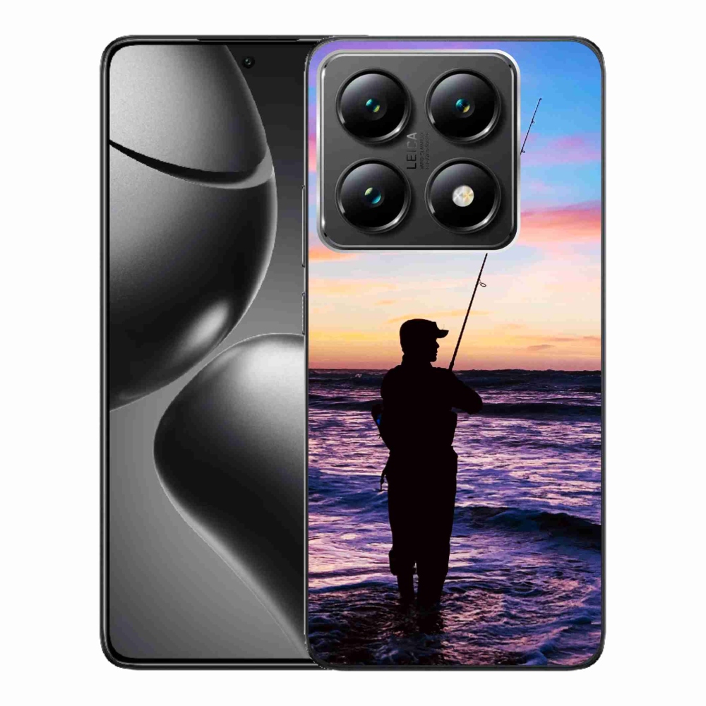 Gelový kryt mmCase na Xiaomi 14T Pro - rybaření 1