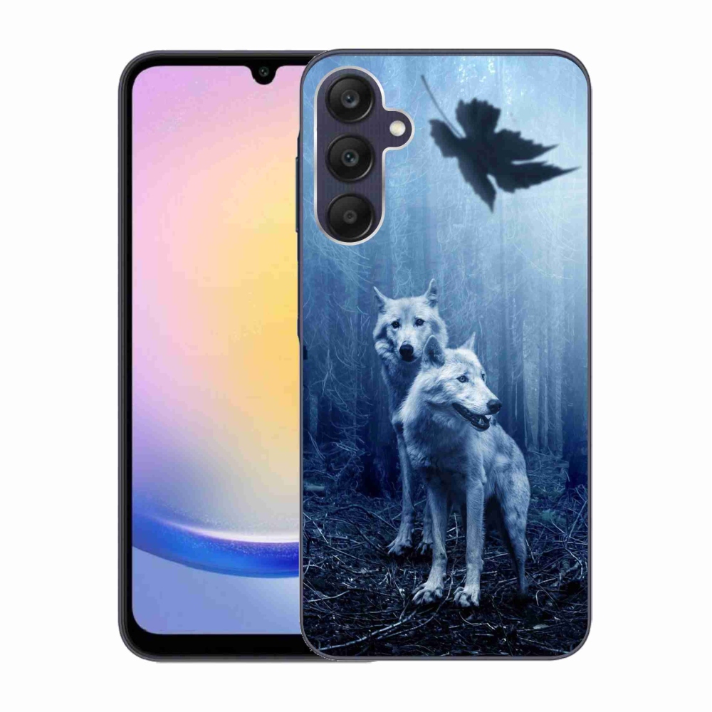 Gelový kryt mmCase na Samsung Galaxy A25 5G - vlci v lese