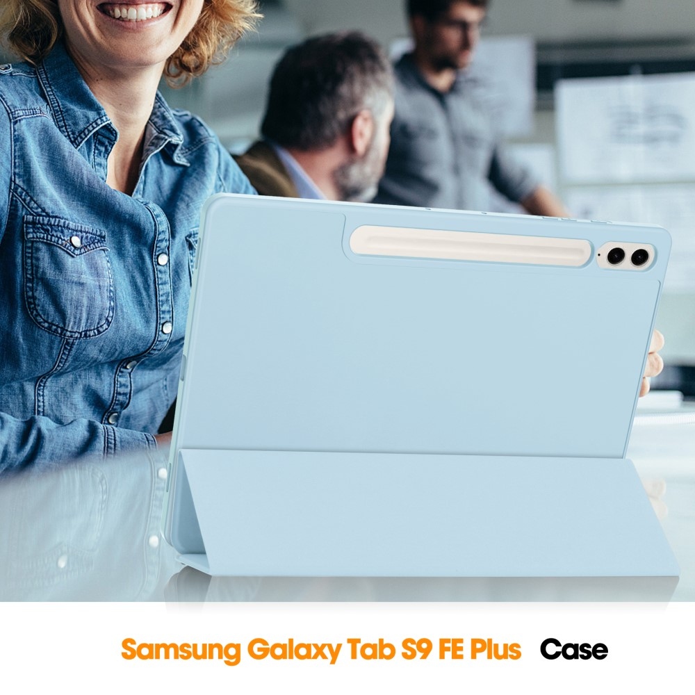 Case chytré zavírací pouzdro na Samsung Galaxy Tab S9 FE+ - světlemodré