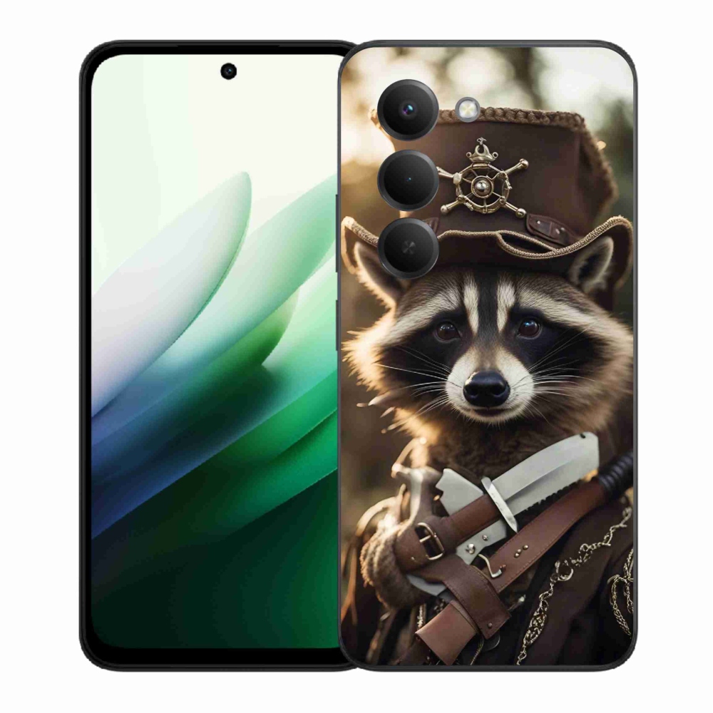 Gelový kryt mmCase na Xiaomi Redmi 15 5G (169mm) - mýval v uniformě