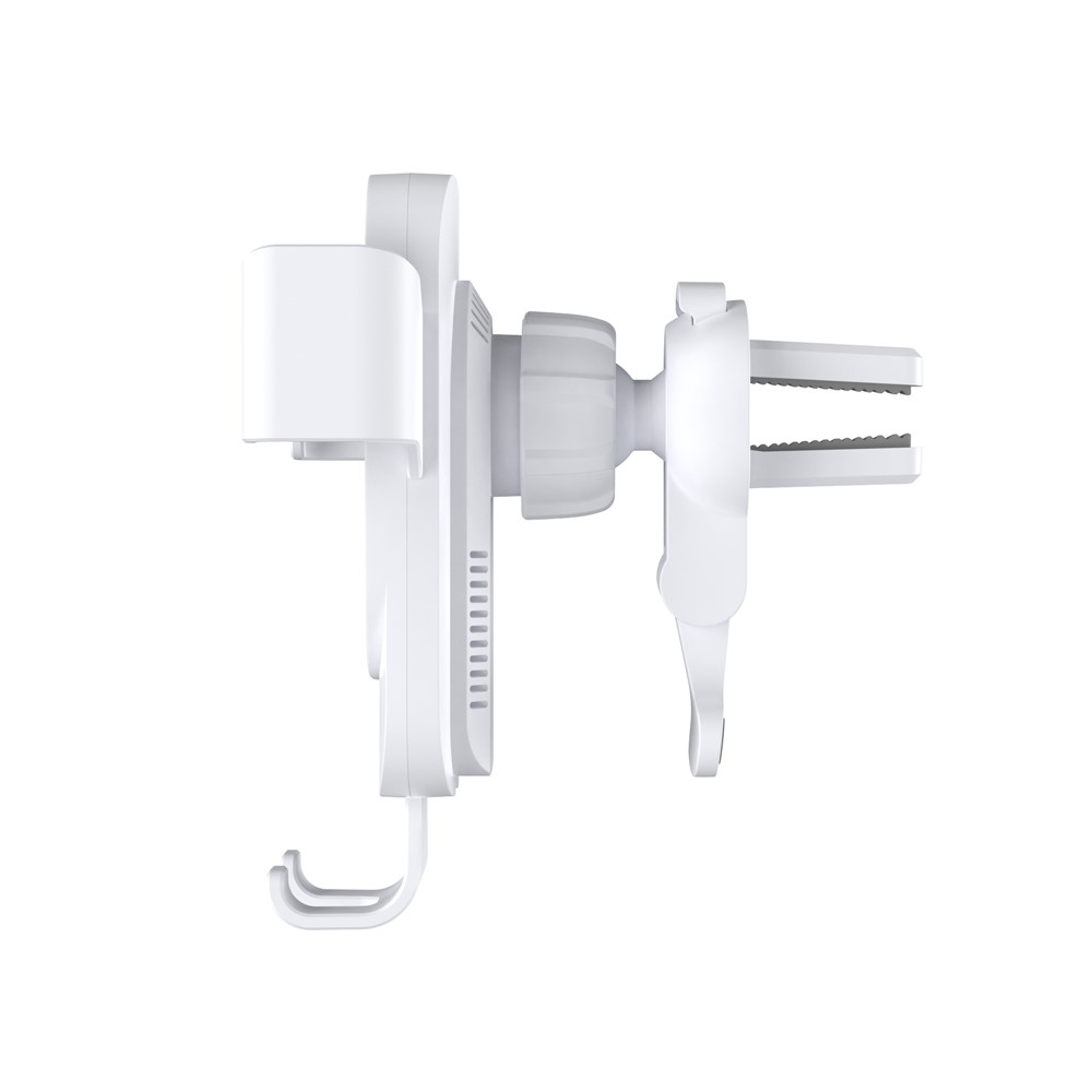 CF96 bezdrátová nabíječka do auta s držákem do ventilace 15 W - bílá