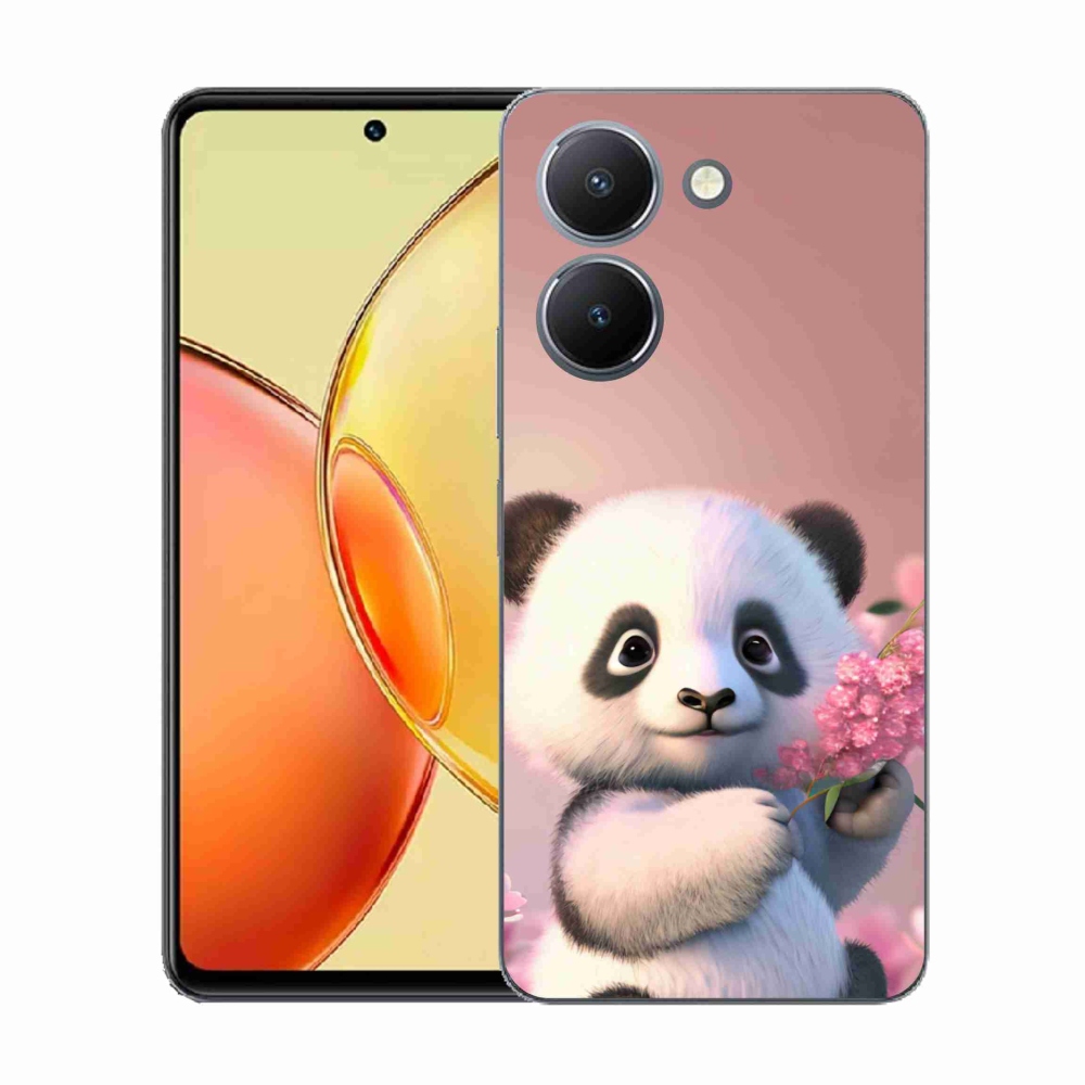 Gelový kryt mmCase na Vivo Y36 - roztomilá panda