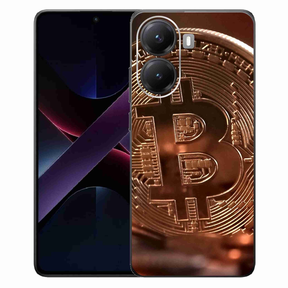 Gelový kryt mmCase na Xiaomi Poco X7 Pro 5G - bitcoin