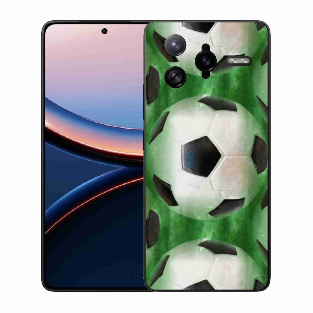 Gelový kryt mmCase na Xiaomi Poco F7 Ultra - fotbalový míč