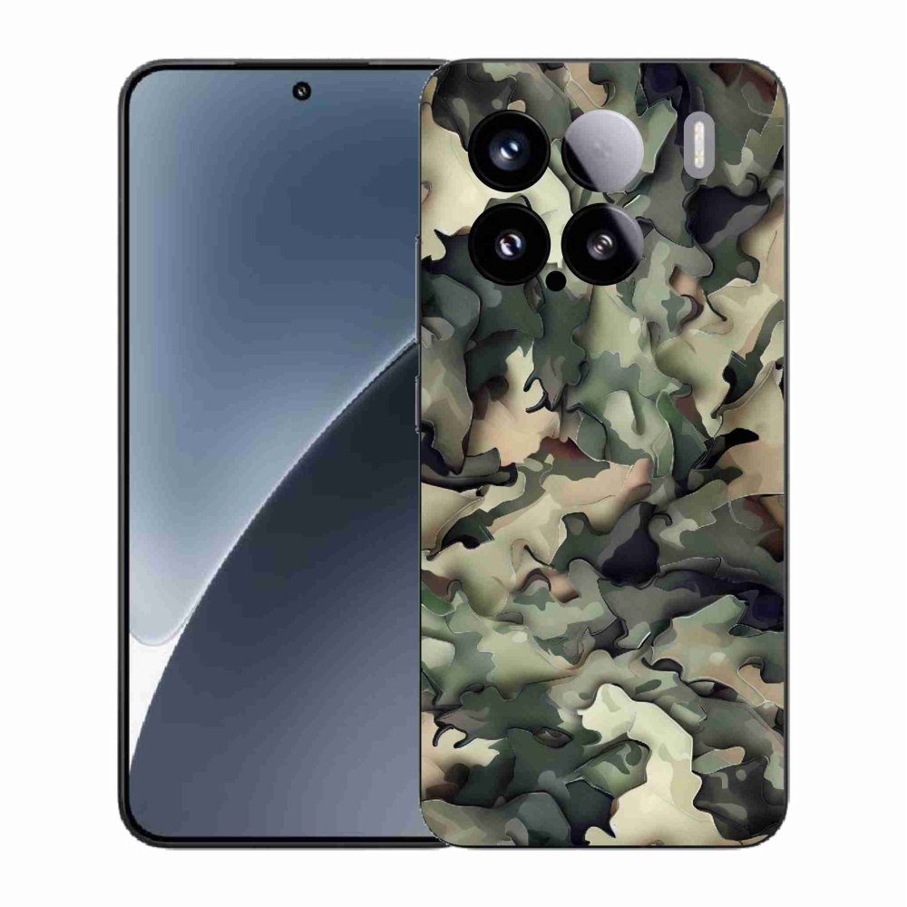 Gelový kryt mmCase na Xiaomi 15 - maskáčový vzor 9