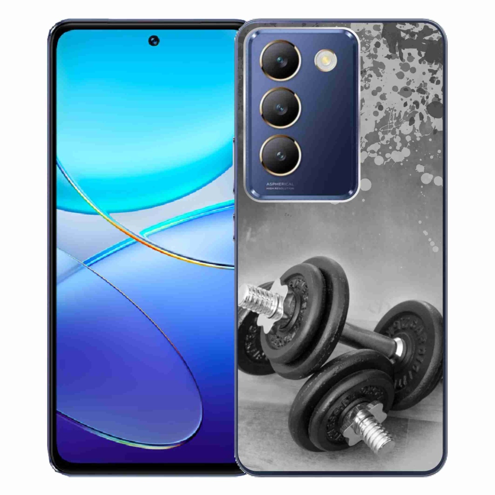 Gelový kryt mmCase na Vivo V40 SE 4G/5G - činky 1