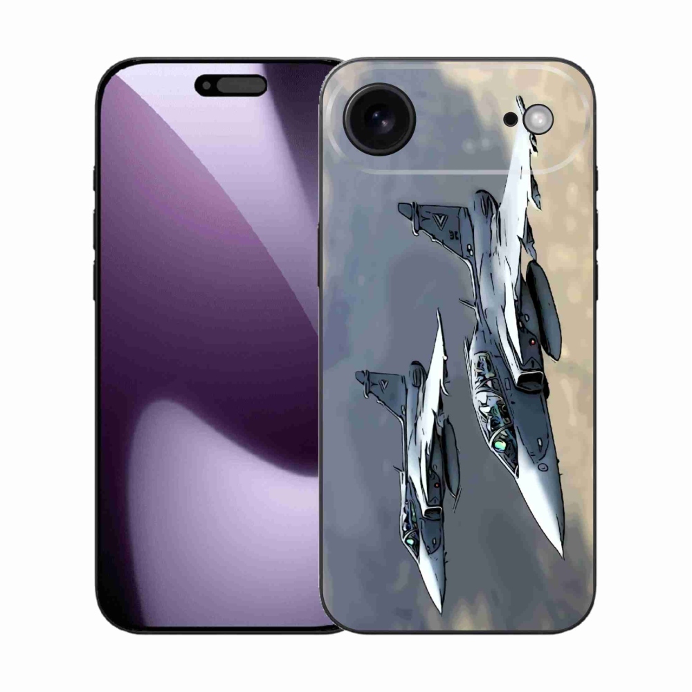 Gelový kryt mmCase na iPhone 17 Air - stíhačky