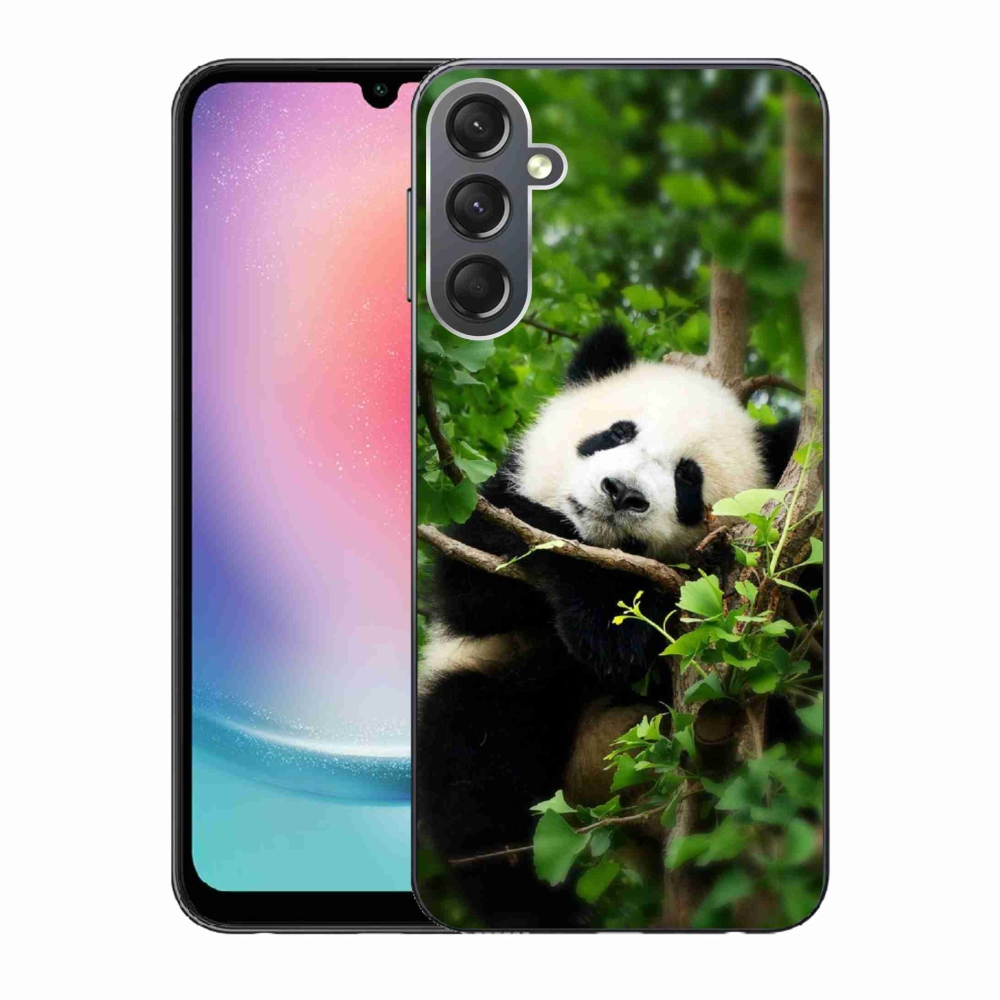 Gelový kryt mmCase na Samsung Galaxy A24 - panda