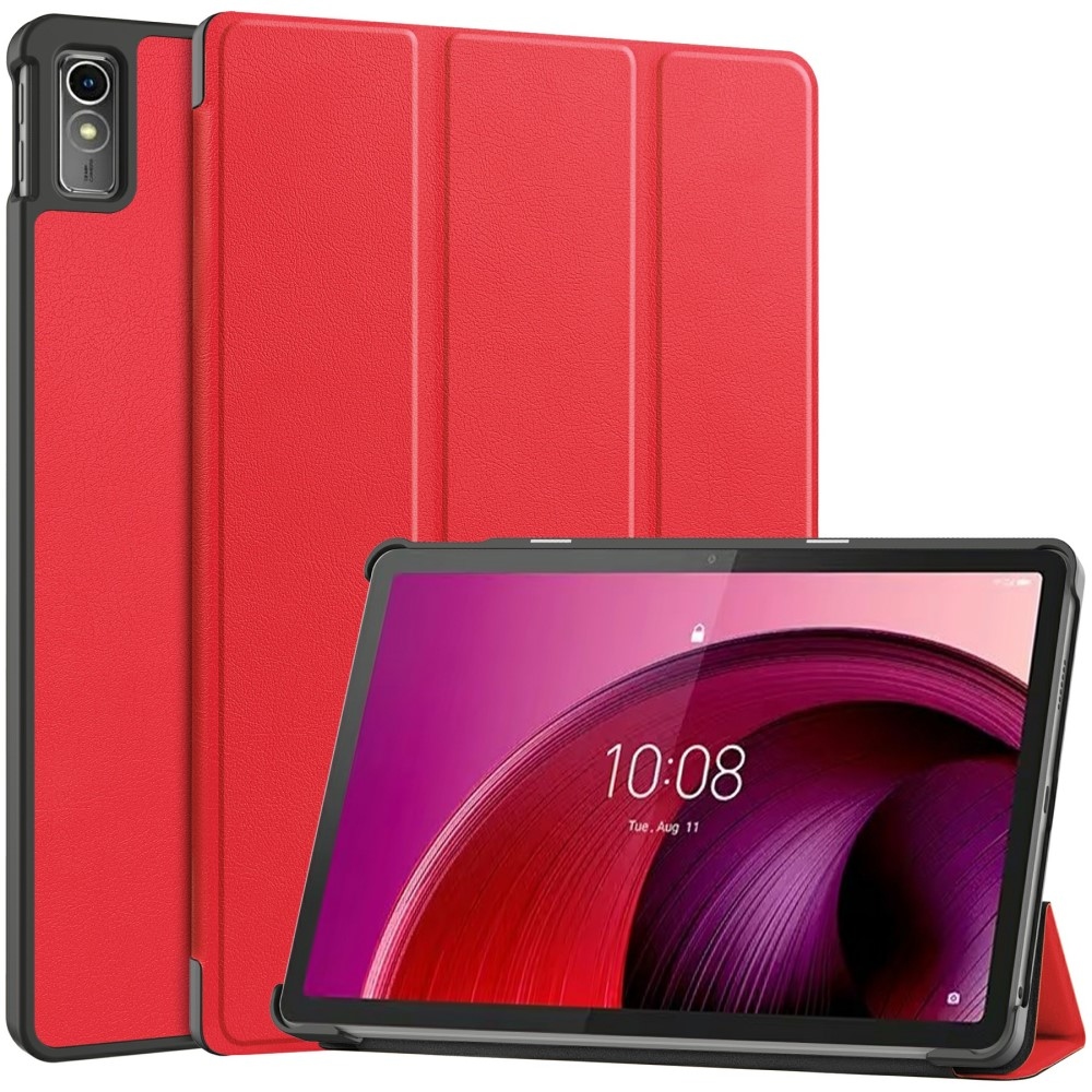 Case chytré zavírací pouzdro na Lenovo Tab M10 5G - červené
