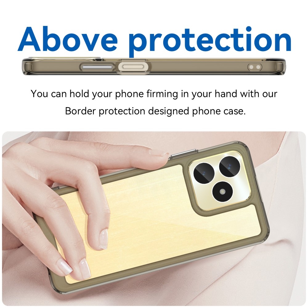 Gelový obal s pevnými zády na Realme C51/C53 - šedý