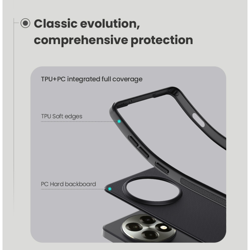 Nillkin Super Frosted PRO Magnetic Zadní Kryt pro OnePlus 13R Black