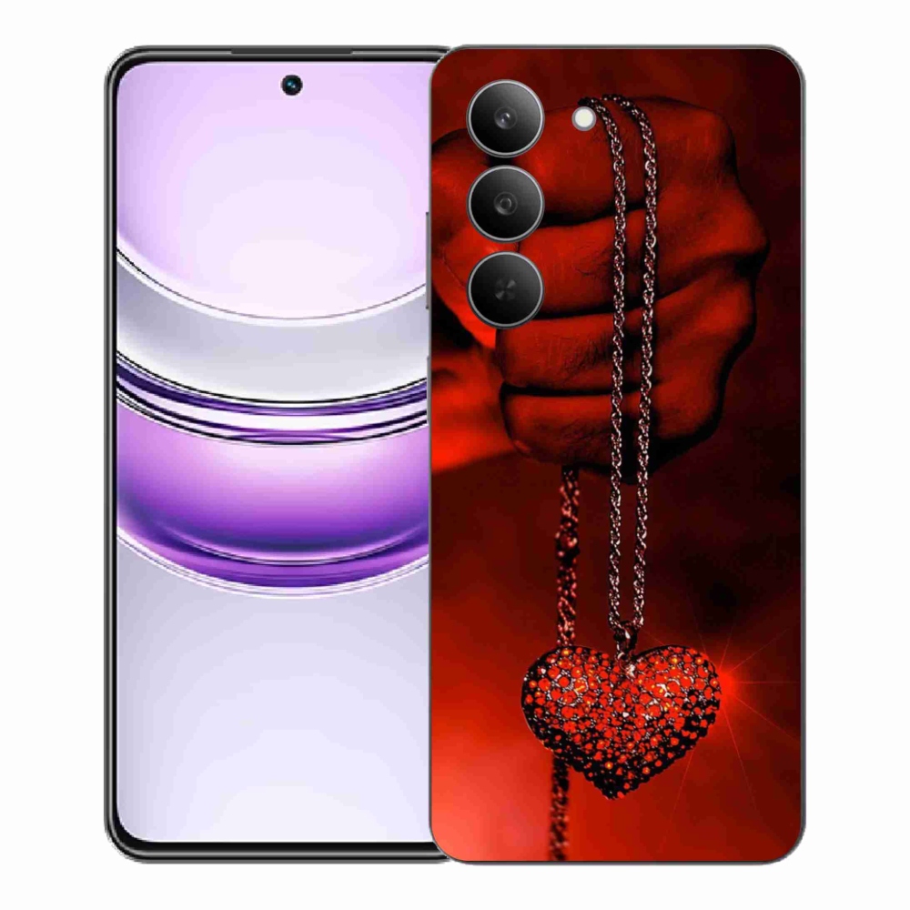 Gelový kryt mmCase na Realme 14x 5G - náhrdelník