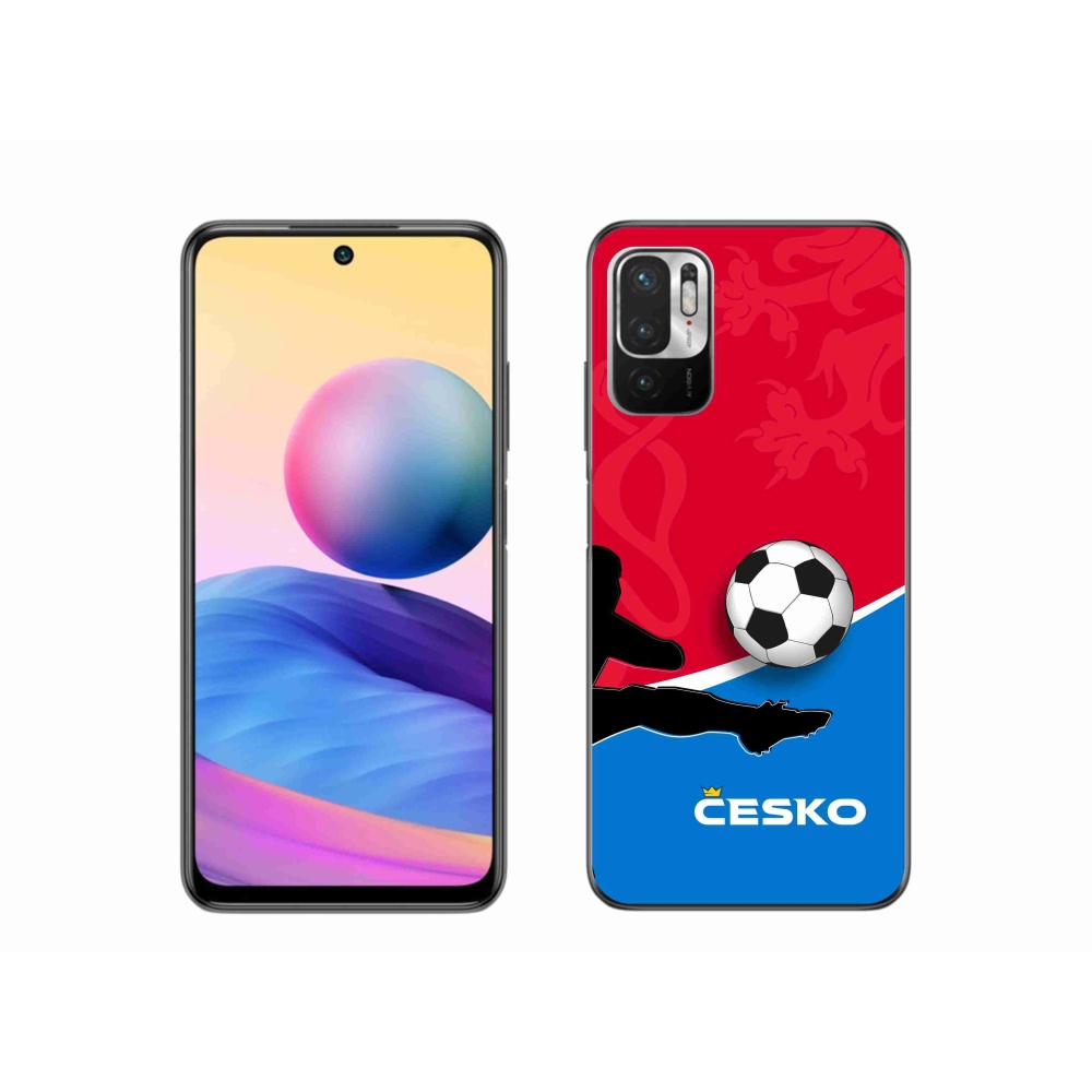 Gelový kryt mmCase na Xiaomi Redmi Note 10 5G - fotbal Česko 2