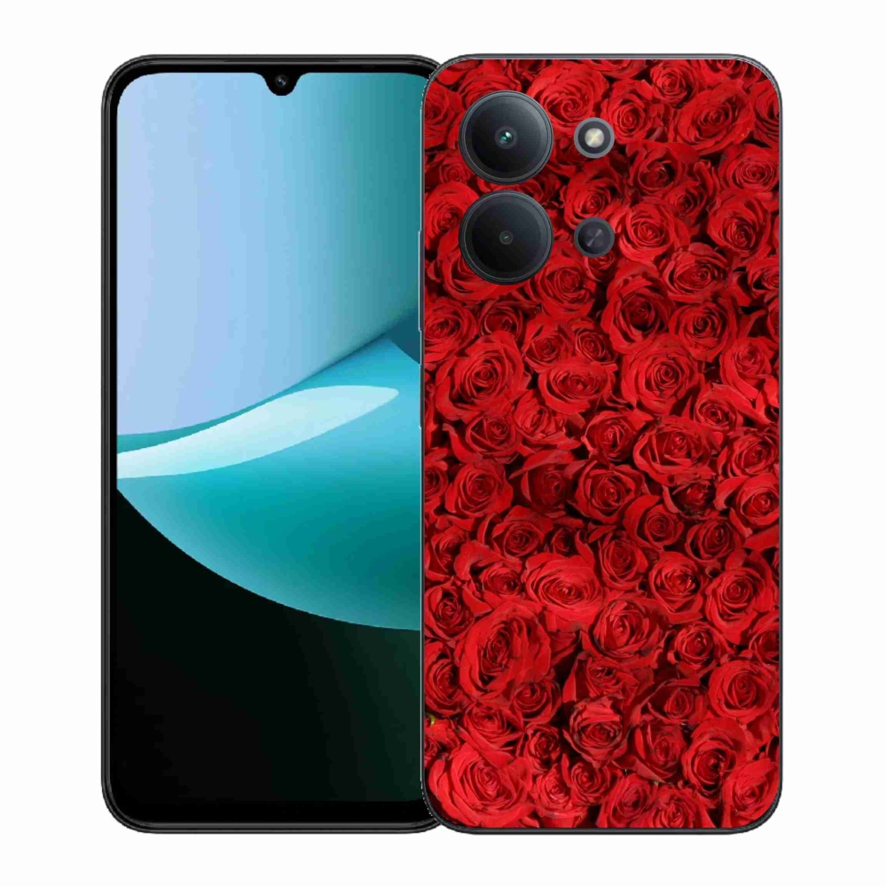 Gelový kryt mmCase na Xiaomi Redmi 15C 4G (171mm)/Poco C85 4G (171mm) - růže