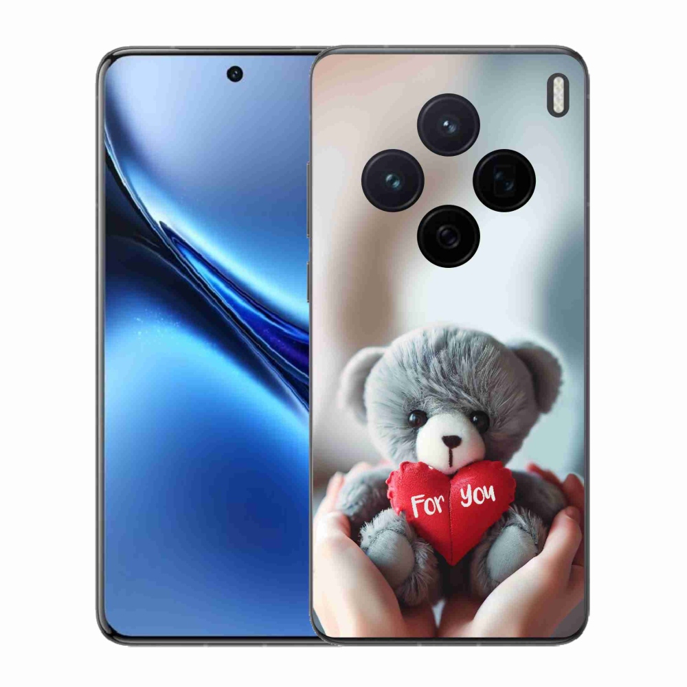 Gelový kryt mmCase na Vivo X200 5G - medvídek pro zamilované