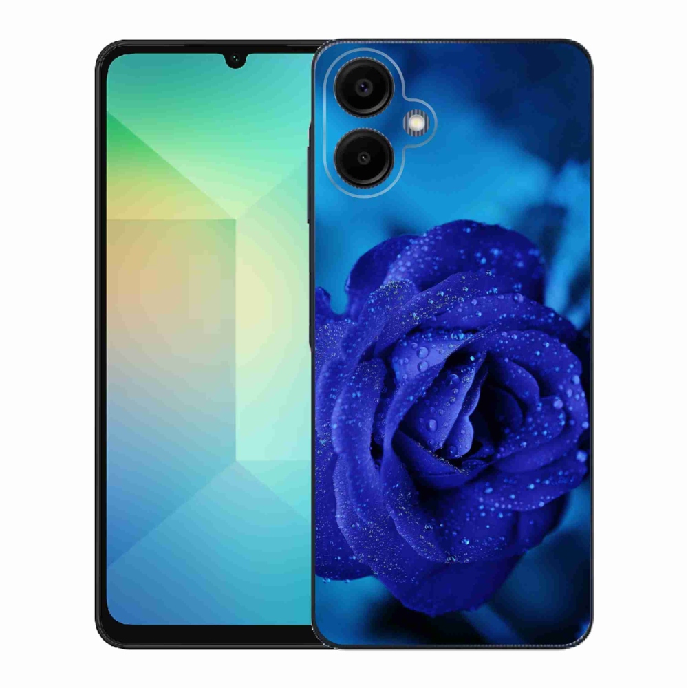 Gelový kryt mmCase na Samsung Galaxy A06 4G - modrá růže