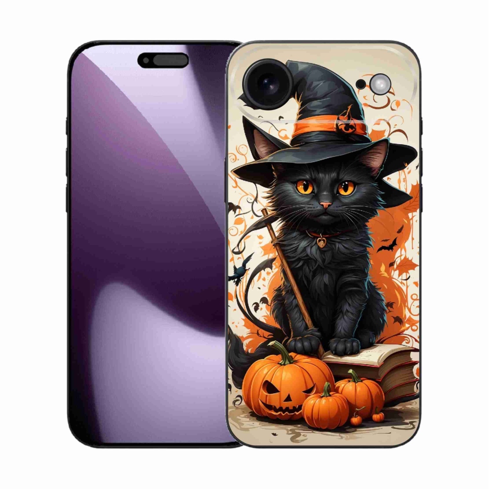 Gelový kryt mmCase na iPhone 17 Air - kocour čaroděj