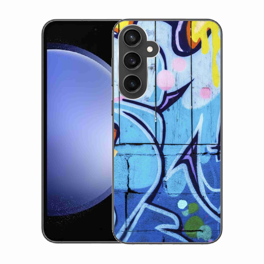 Gelový kryt mmCase na Samsung Galaxy S23 FE - graffiti