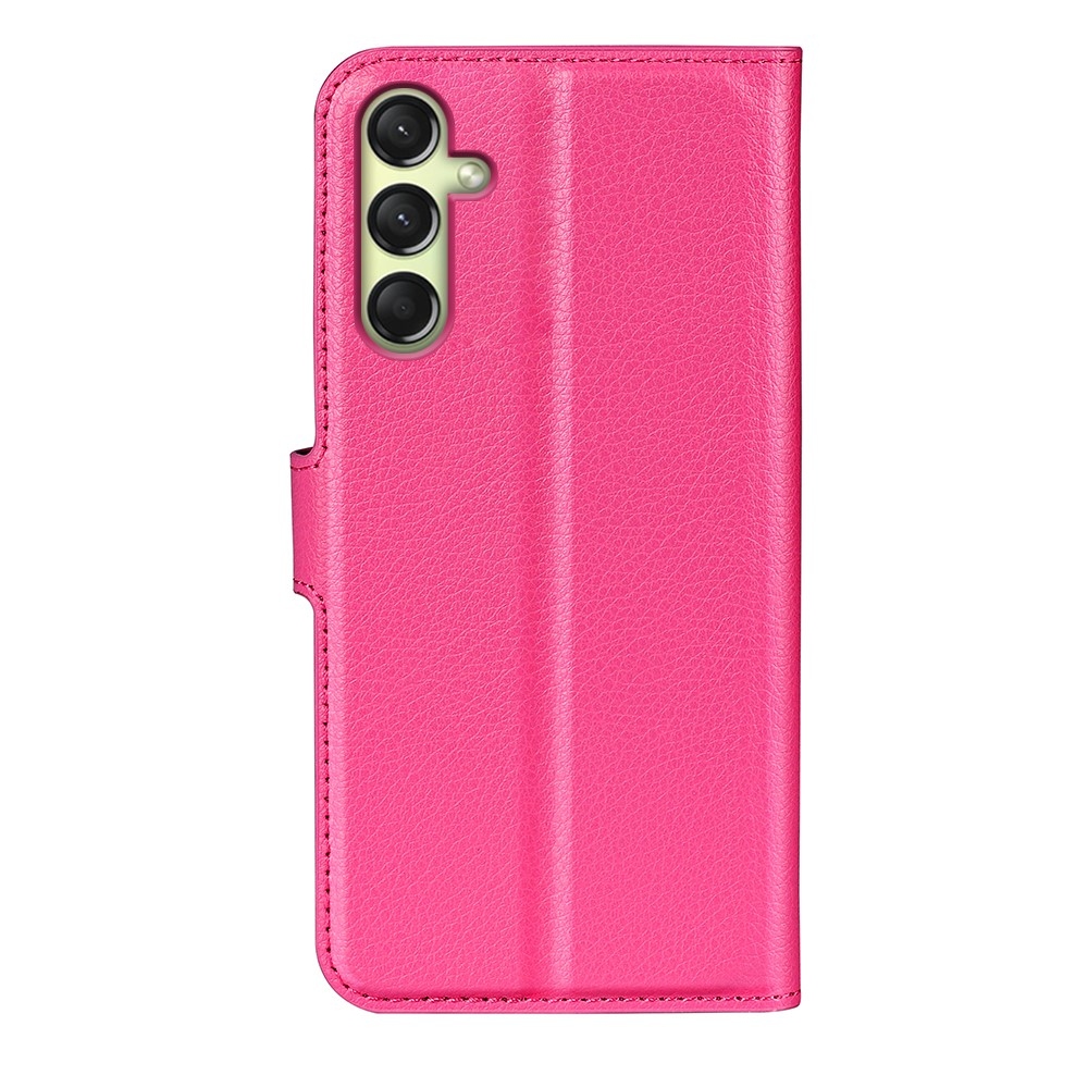 Litchi knížkové pouzdro na Samsung Galaxy A16 4G/5G - rose