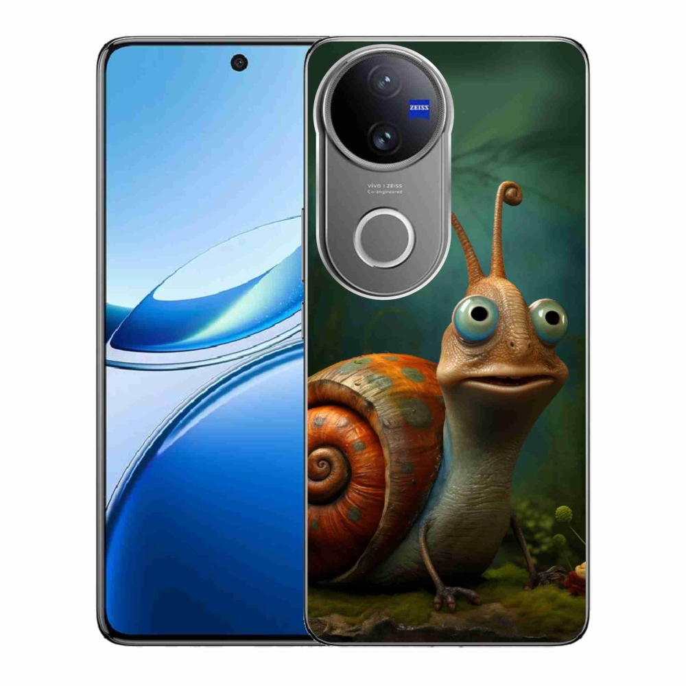 Gelový kryt mmCase na Vivo V50 5G - šnek